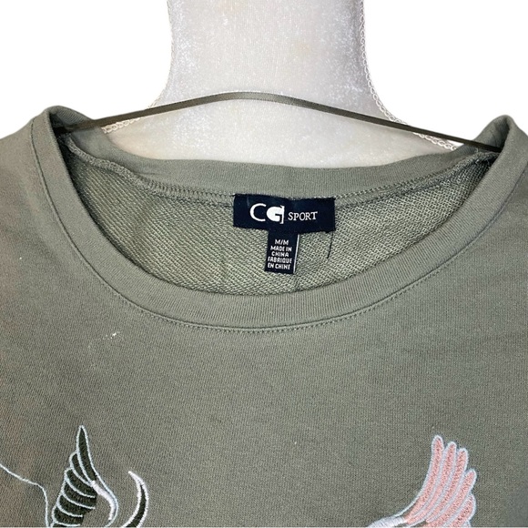 CG Sport Green Embroidered Graphic Crewneck Sweatshirt‎ Sz M - Picture 6 of 7